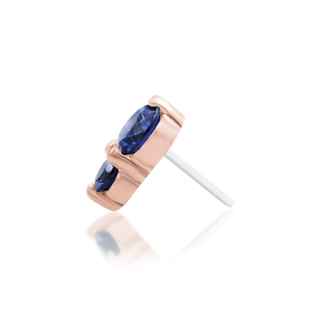 Aman with Sapphire Blue CZ from Junipurr
