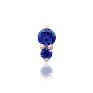 Aman with Sapphire Blue CZ from Junipurr
