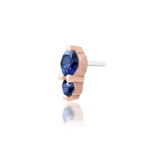 Aman with Sapphire Blue CZ from Junipurr