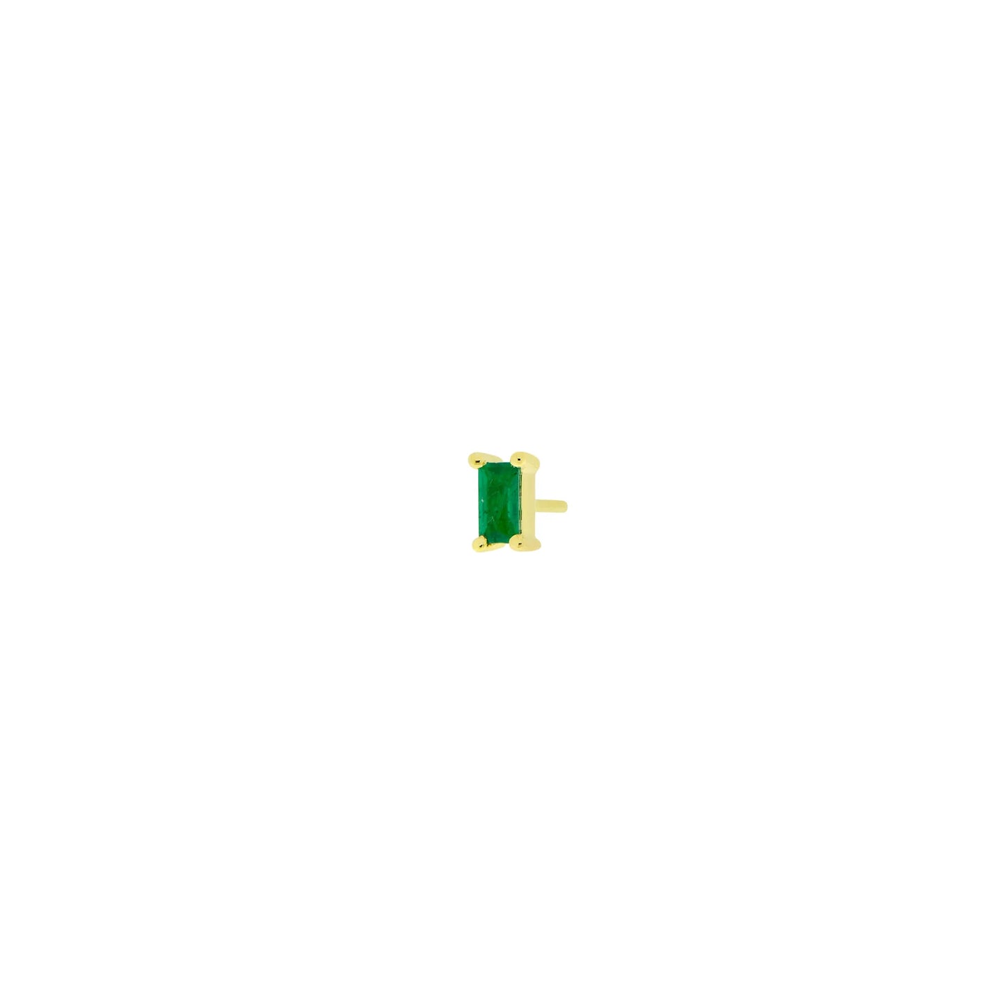 Baguette Solitaire - Joey Faceted Gemstone Prong from Modern Mood