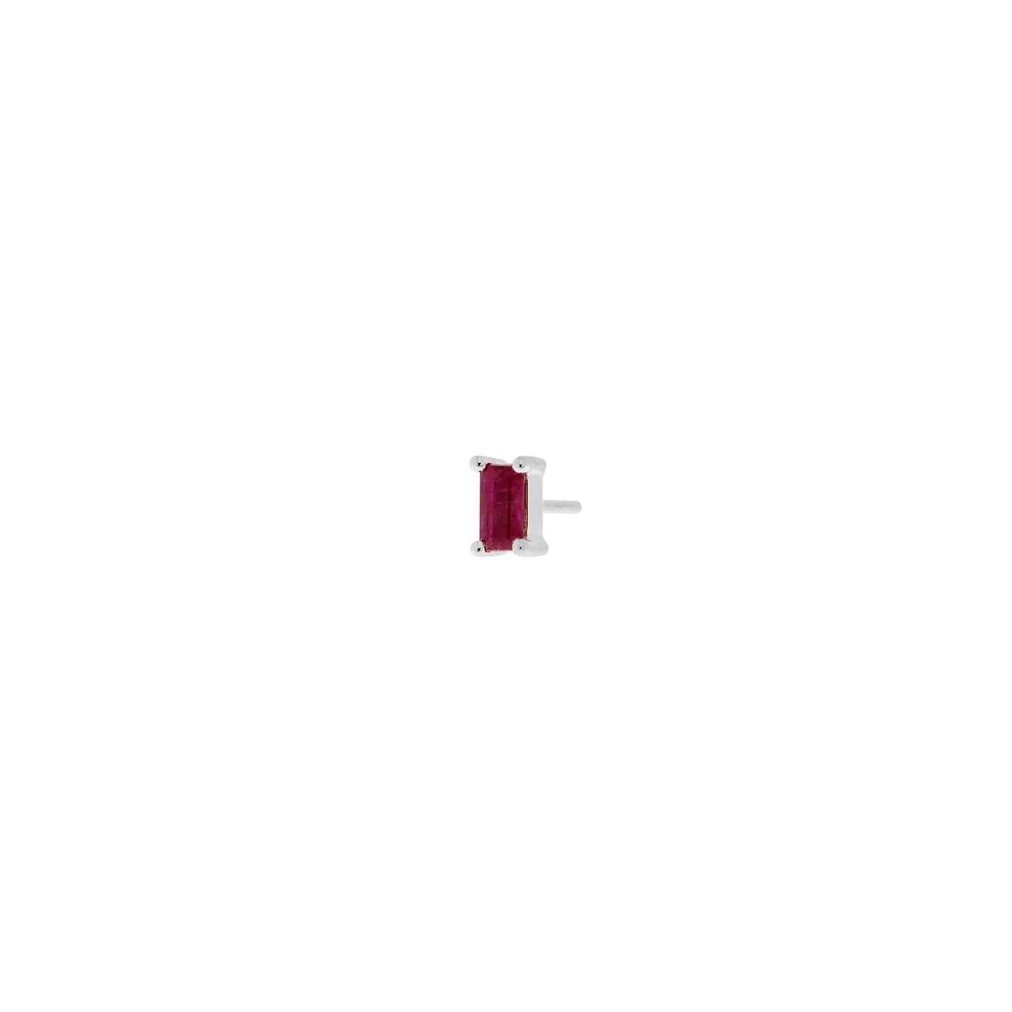 Baguette Solitaire - Joey Faceted Gemstone Prong from Modern Mood