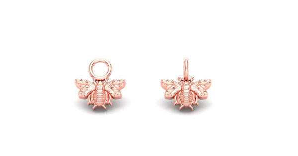 Bumble Bee Charm from Mushroom