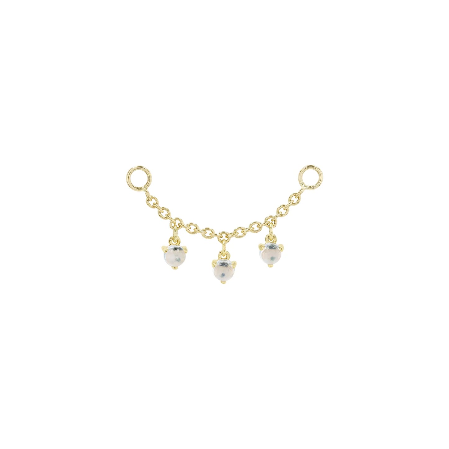 Chain with Dripping Cabochon Gemstones from Modern Mood