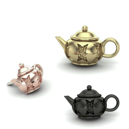 Chinese Tea Pot from Mushroom