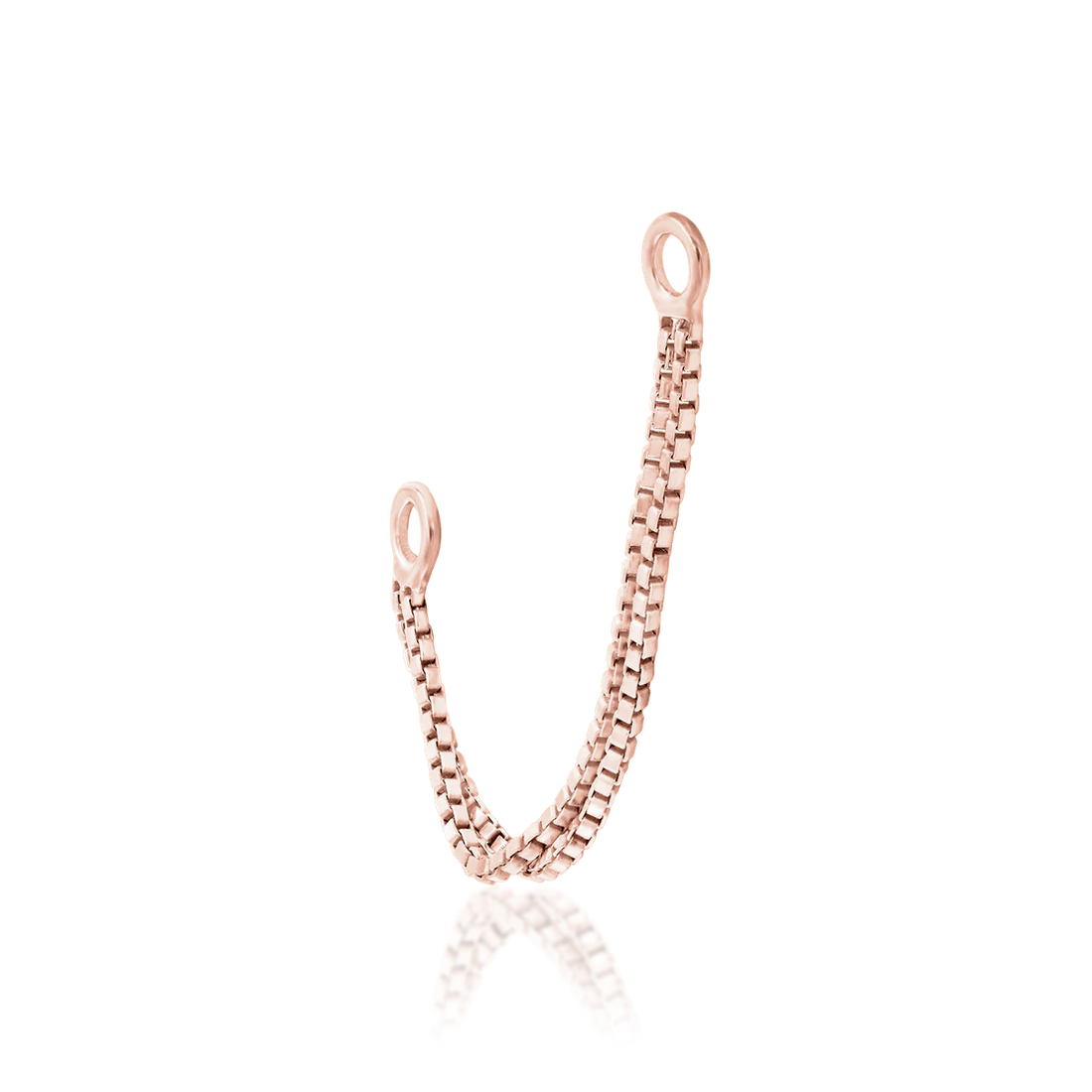Double Box Chain from Junipurr Rose Gold (Vault)