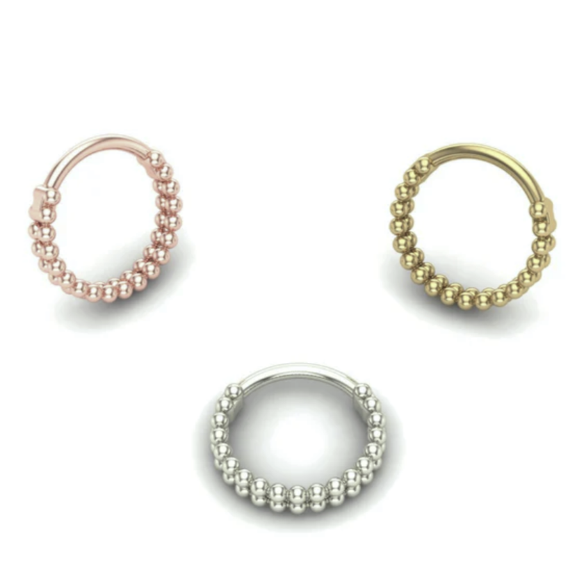 Double Row Beaded Ring from M.US.HROOM