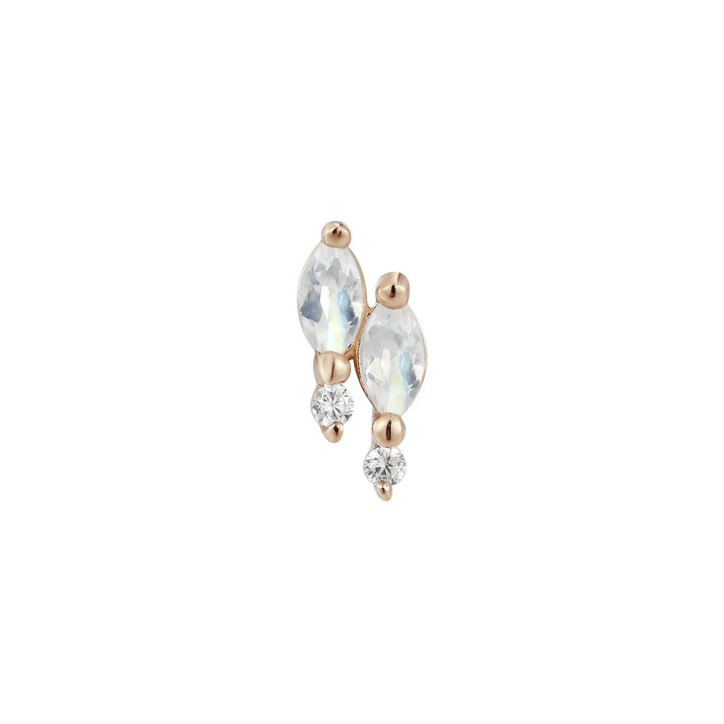 Dreamland with Rainbow Moonstone and CZ From Buddha