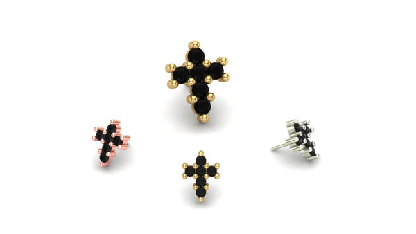 Cross Gemstone From Mushroom