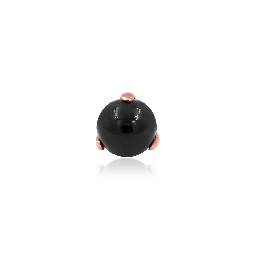 Prong Set Ball with Onyx from Junipurr (Vault)