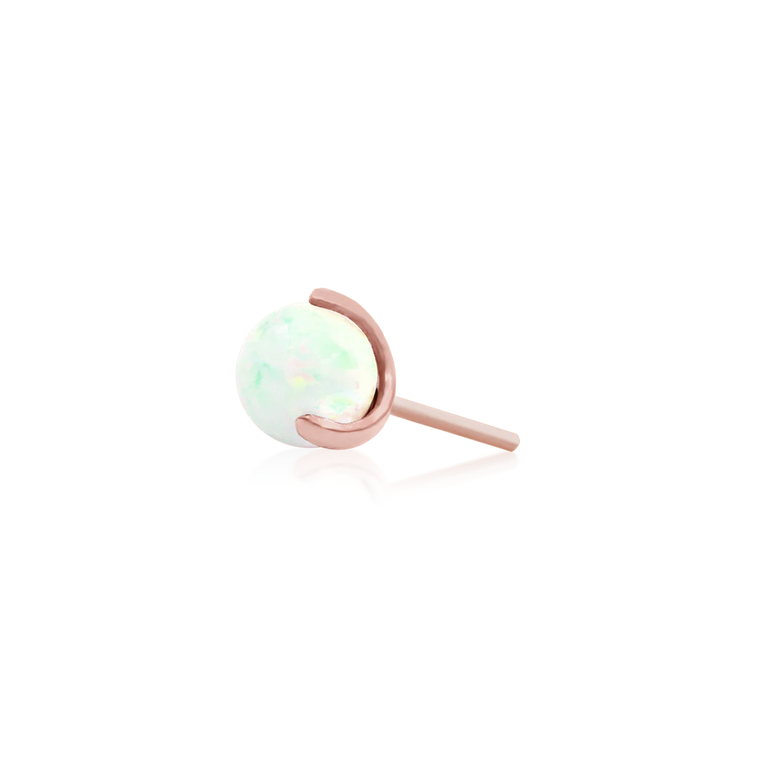 Prong Set Ball with Opal from Junipurr Rose Gold (Vault)