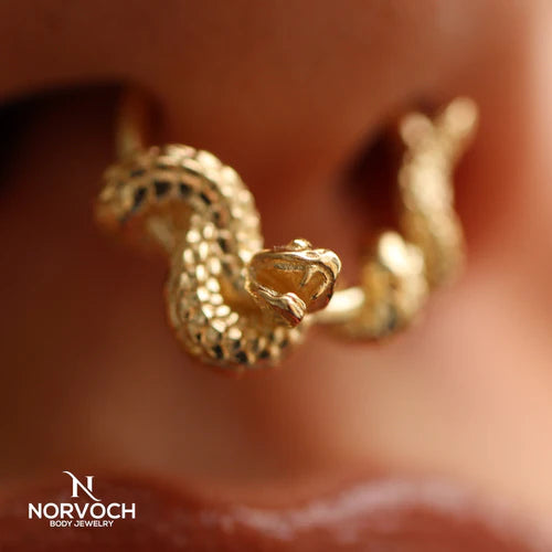 Rattlesnake Seamless Ring from Norvoch