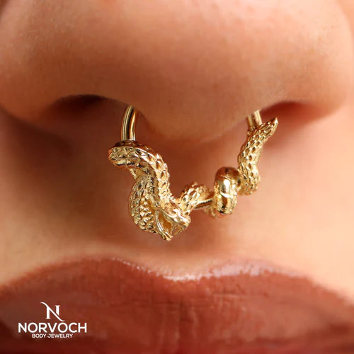 Rattlesnake Seamless Ring from Norvoch