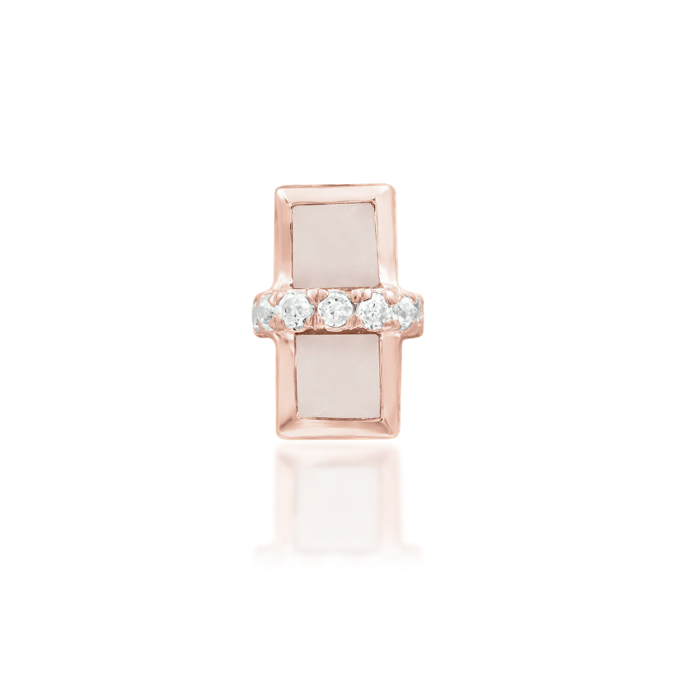 Roseanne from Junipurr White and Rose Gold (Vault)
