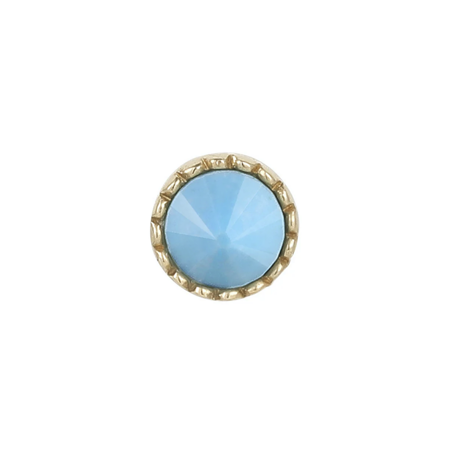 Round Accent Bezel with Reverse Set Turqouise From Buddha