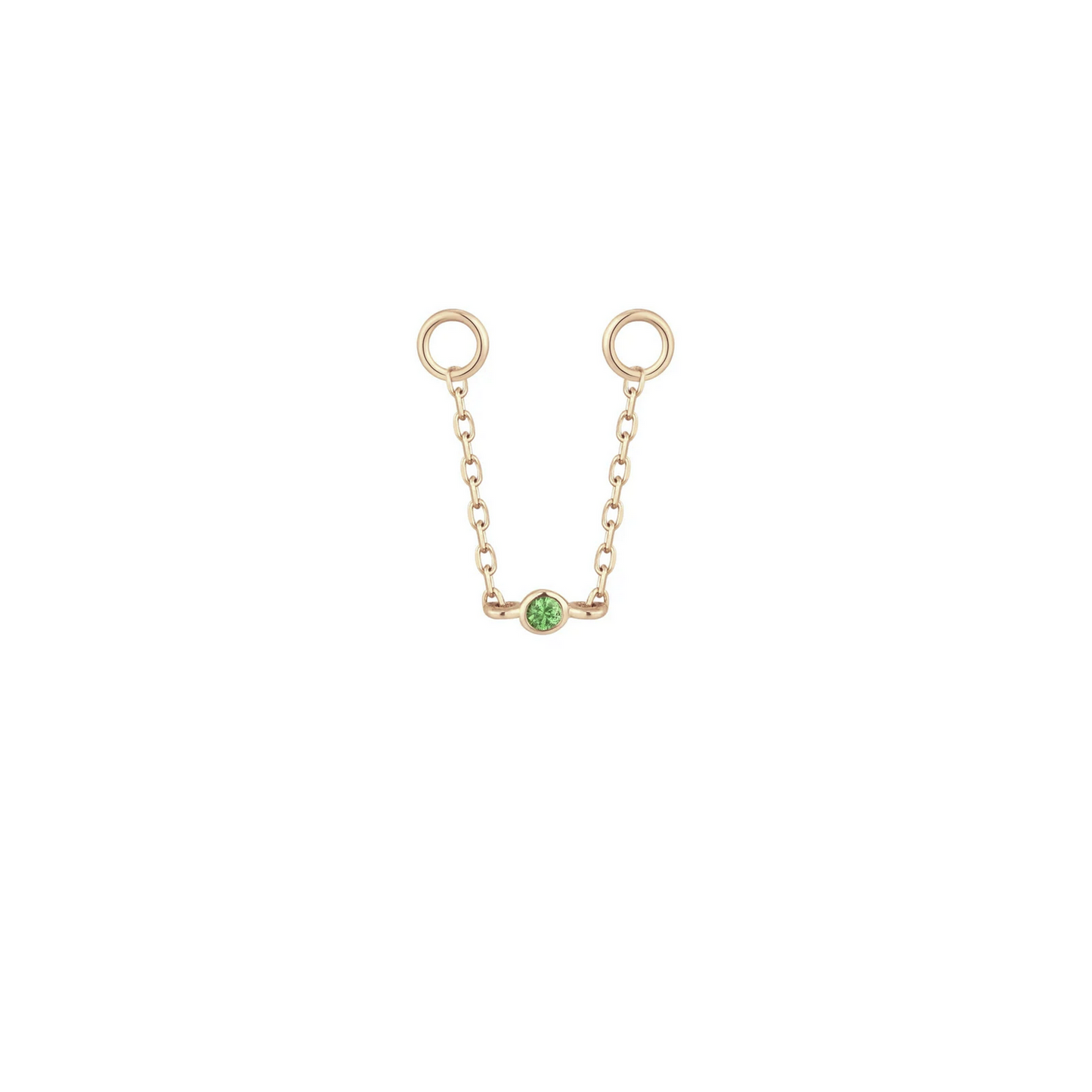 Round Center Chain with Tsavorite From Buddha