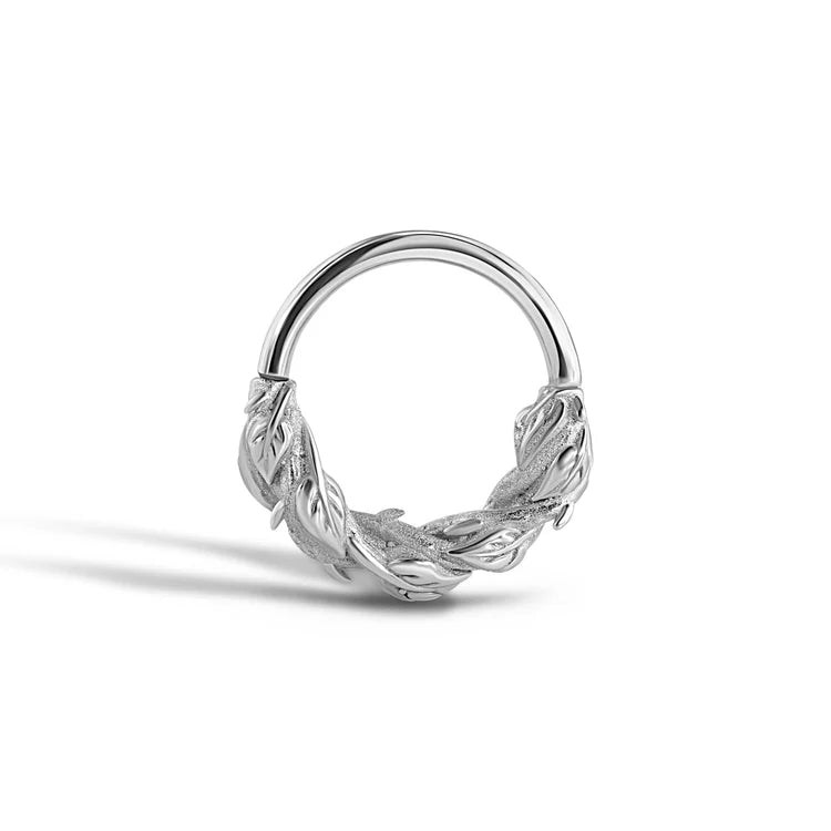 Sandblasted Thorns Seamless Ring from Norvoch
