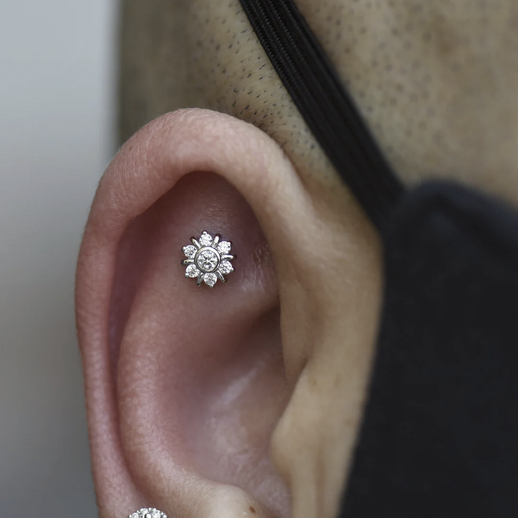 Seven Gem Radiant Swarovski Cluster from Junipurr