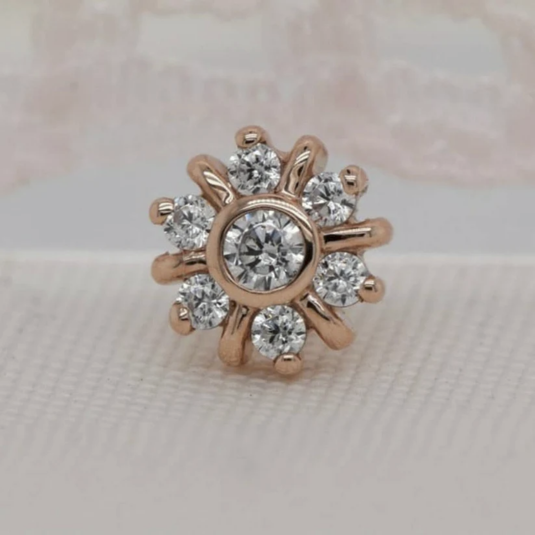 Seven Gem Radiant Swarovski Cluster from Junipurr