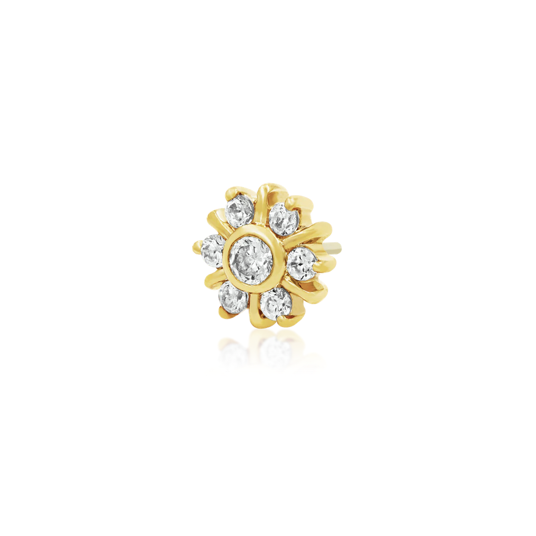 Seven Gem Radiant Swarovski Cluster from Junipurr