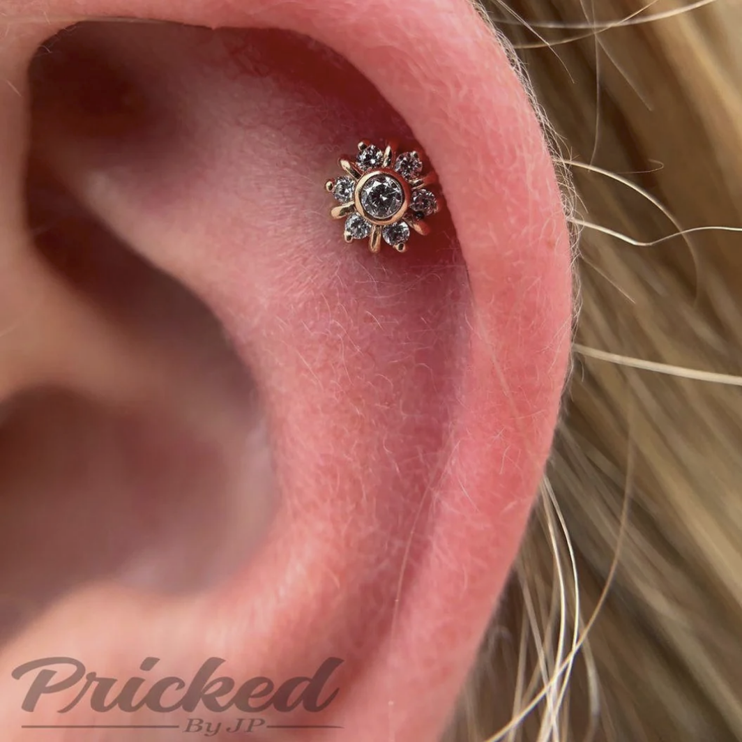 Seven Gem Radiant Swarovski Cluster from Junipurr