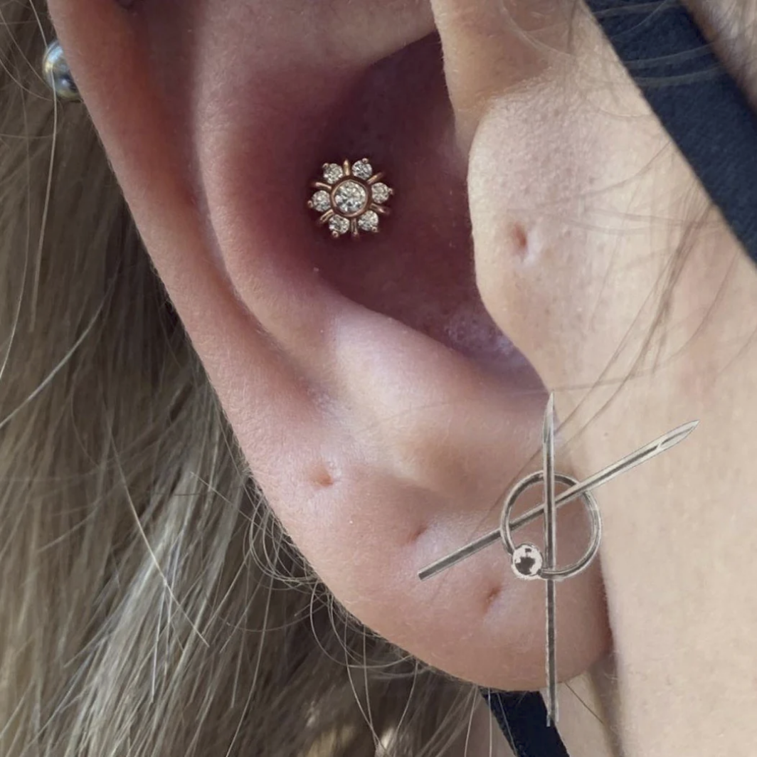 Seven Gem Radiant Swarovski Cluster from Junipurr