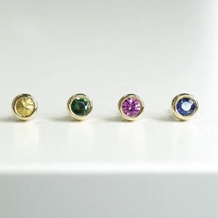 Solitaire - Reitz - Bezel Faceted Gemstone from Modern Mood