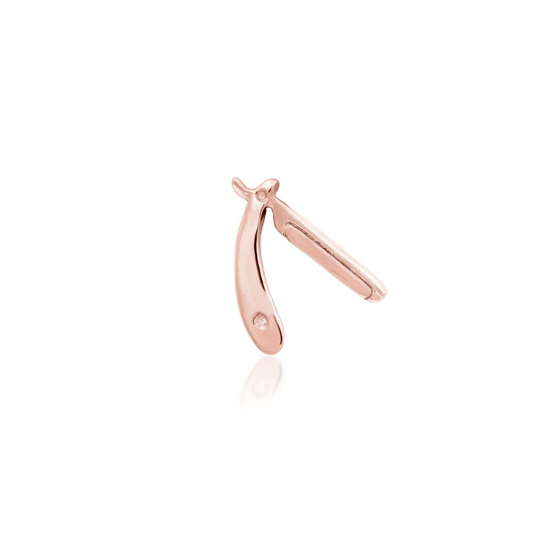 Straight Razor from Junipurr White Gold and Rose Gold (Vault)