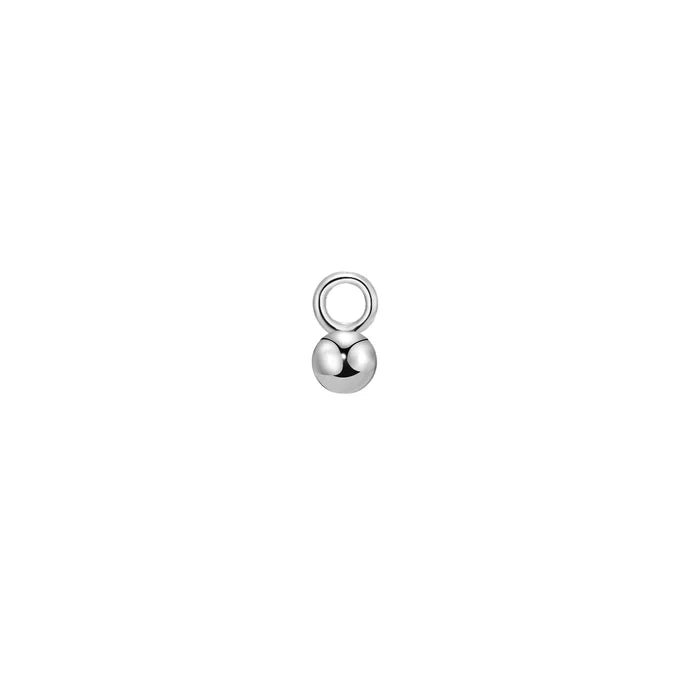 Tiny Charm - Gold Round Bead, Gold Marquise Bead and Bezel Diamond from Modern Mood