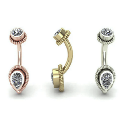 Twisted Curved Barbell From Mushroom