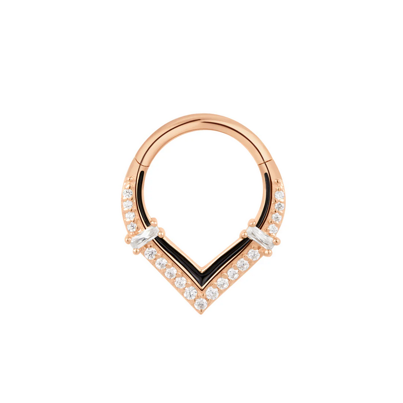 Uprise Clicker with Enamel and CZ From Buddha