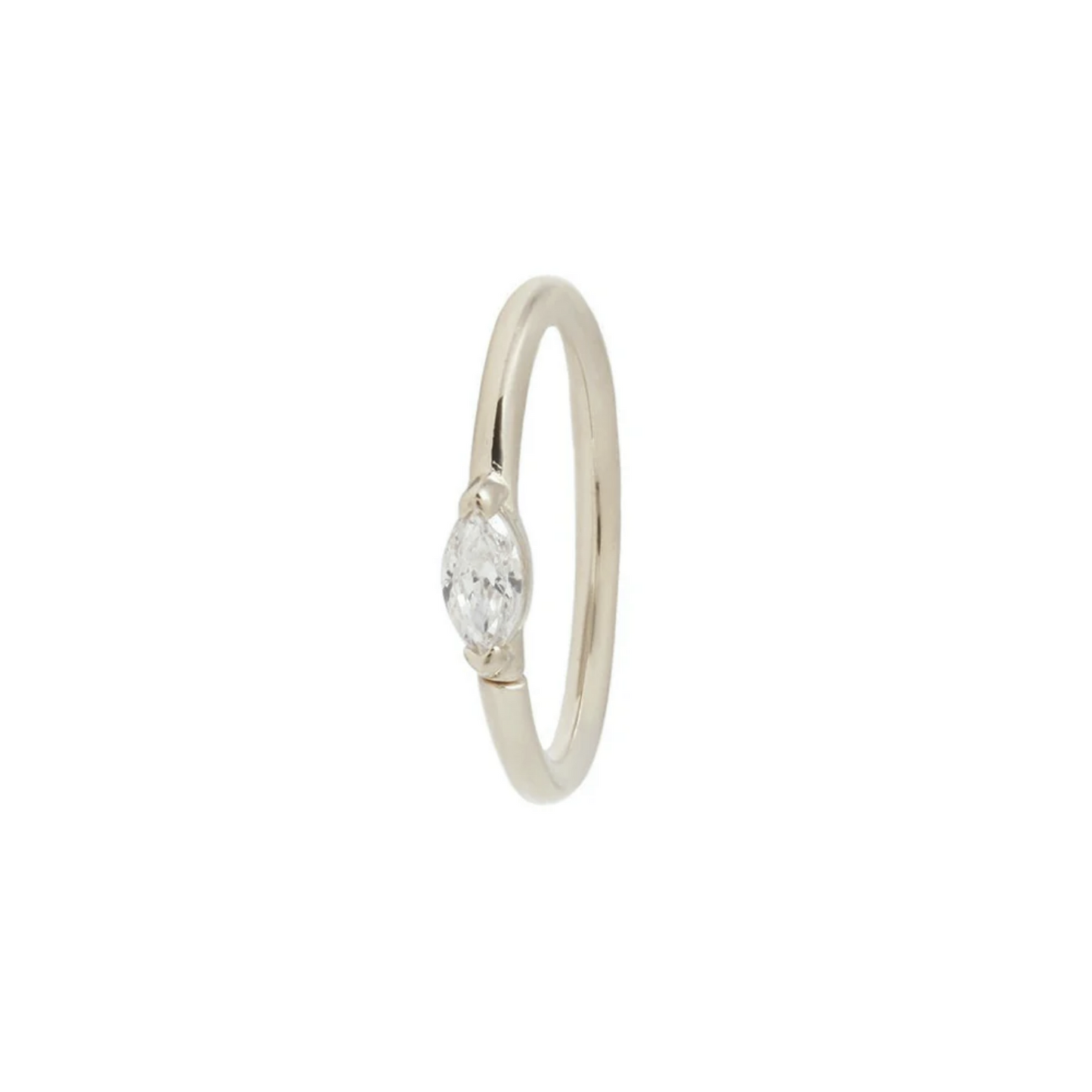 Zuri Seam Ring with CZ From Buddha