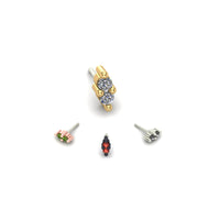 Double Stone Prong by M.US.HROOM