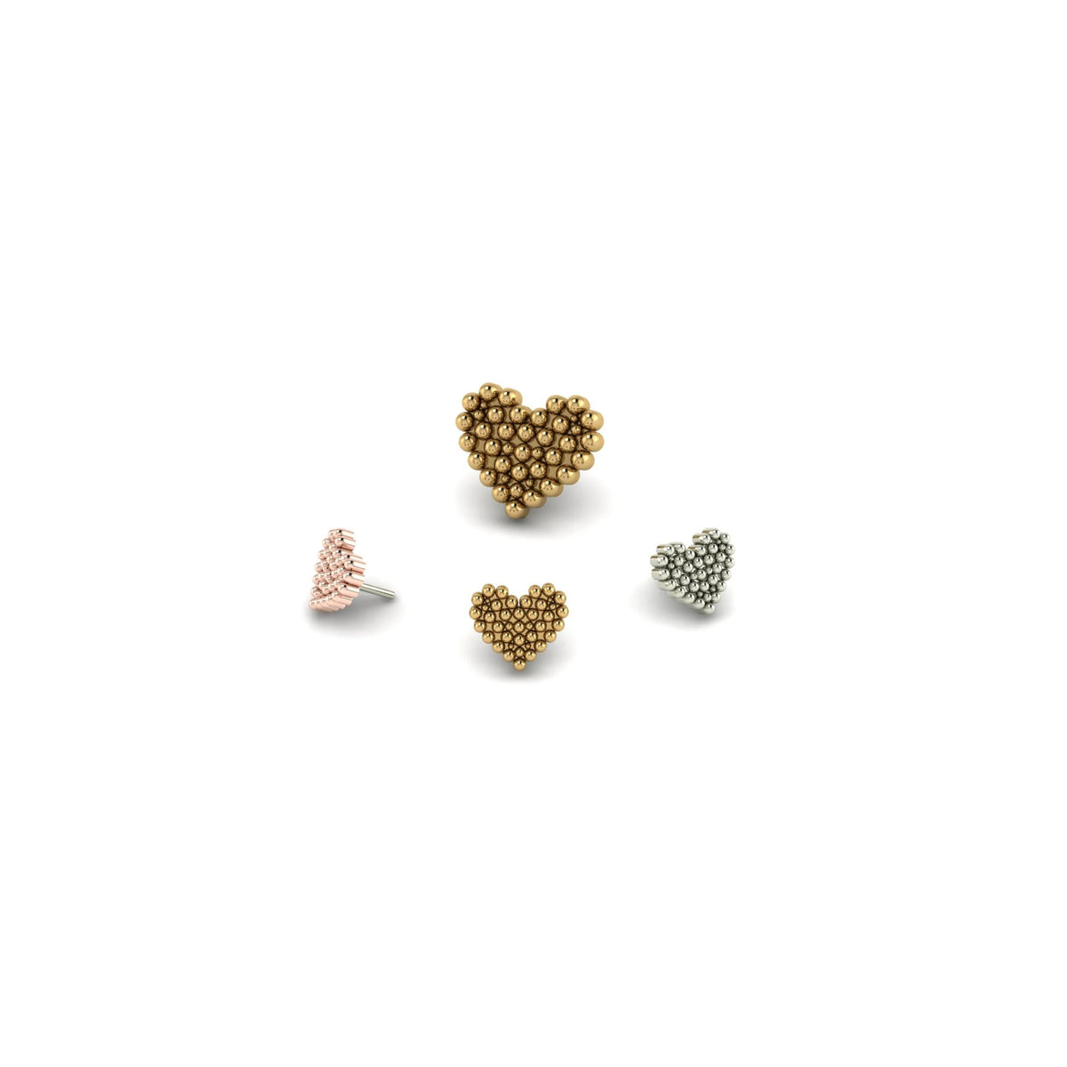Beaded Heart by M.US.HROOM