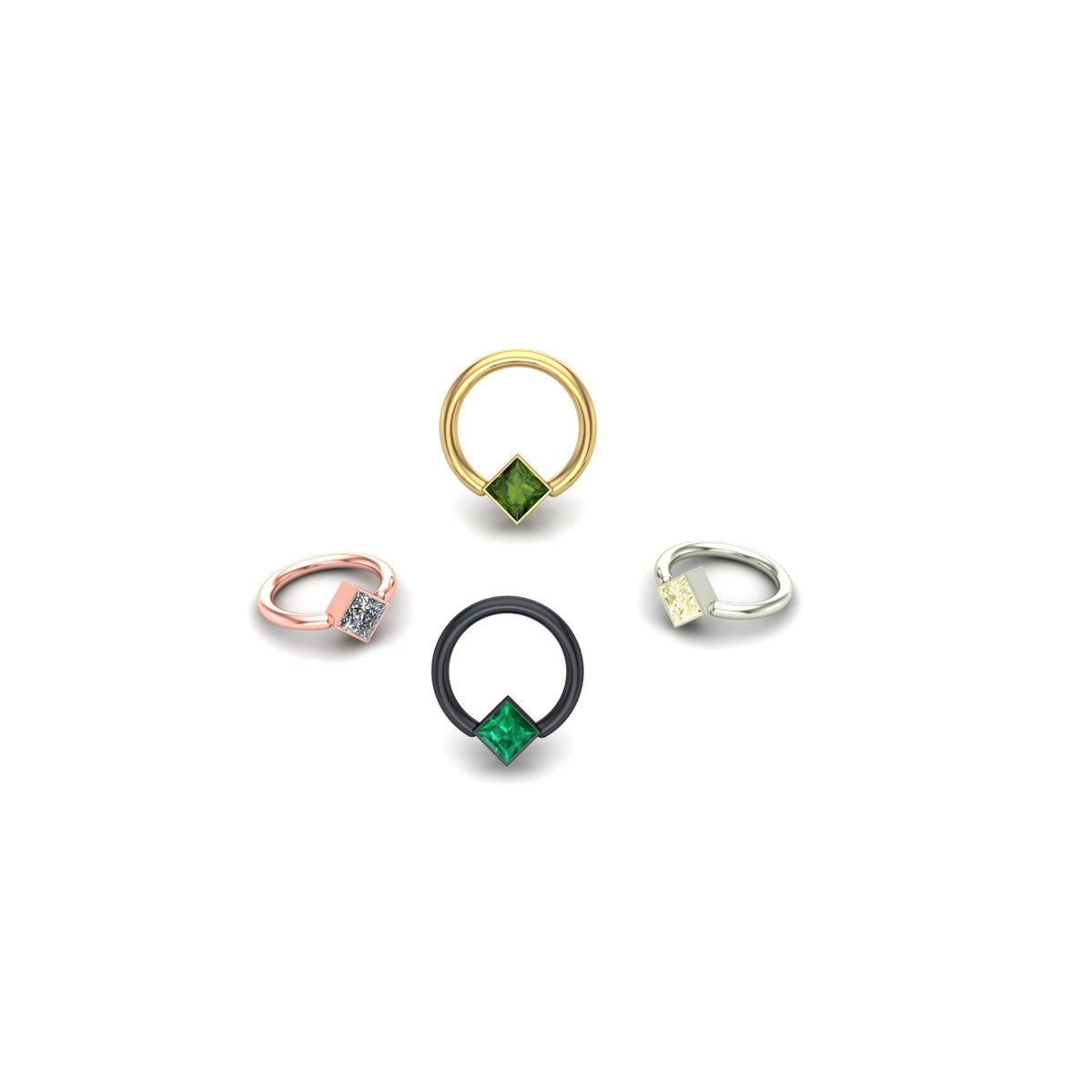 Square Bezel Ring by M.US.HROOM — alternate view 2