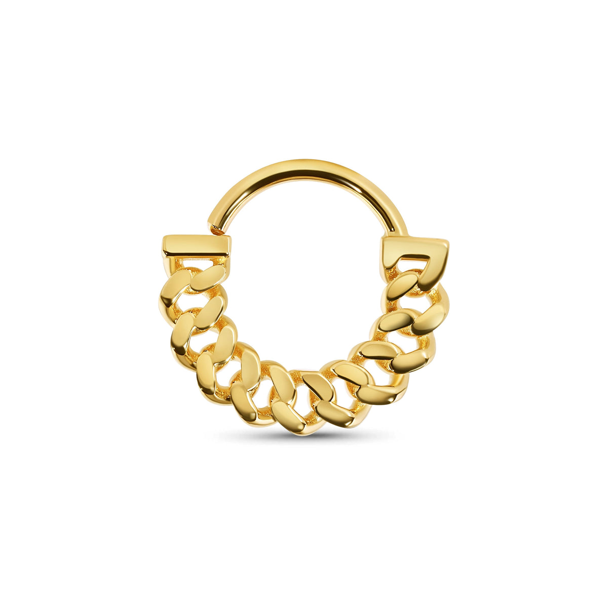 Cuban Forward Facing Seamless Ring — NorVoch