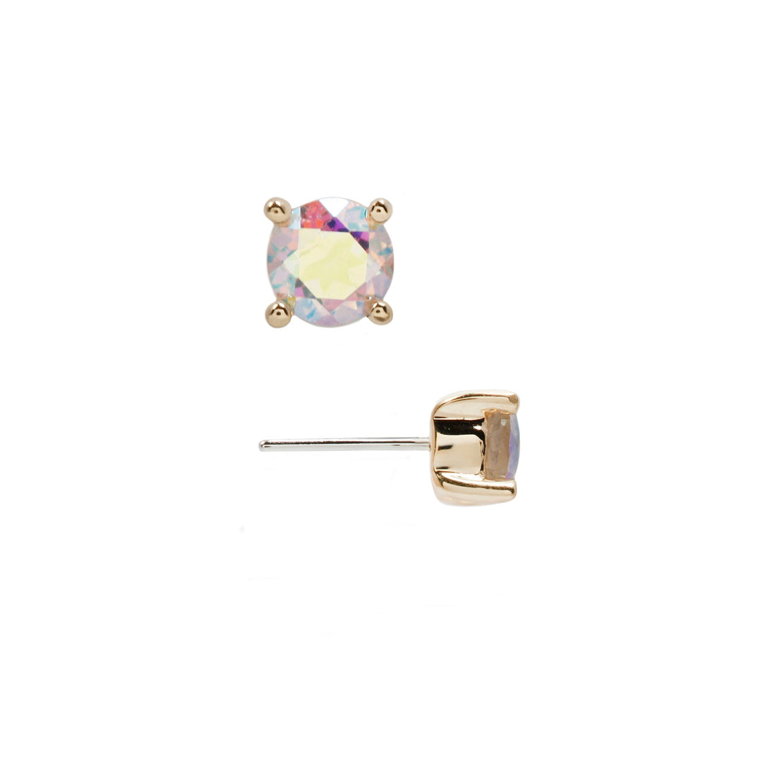 Prong Gem with Mercury Mist Topaz - Buddha Jewelry
