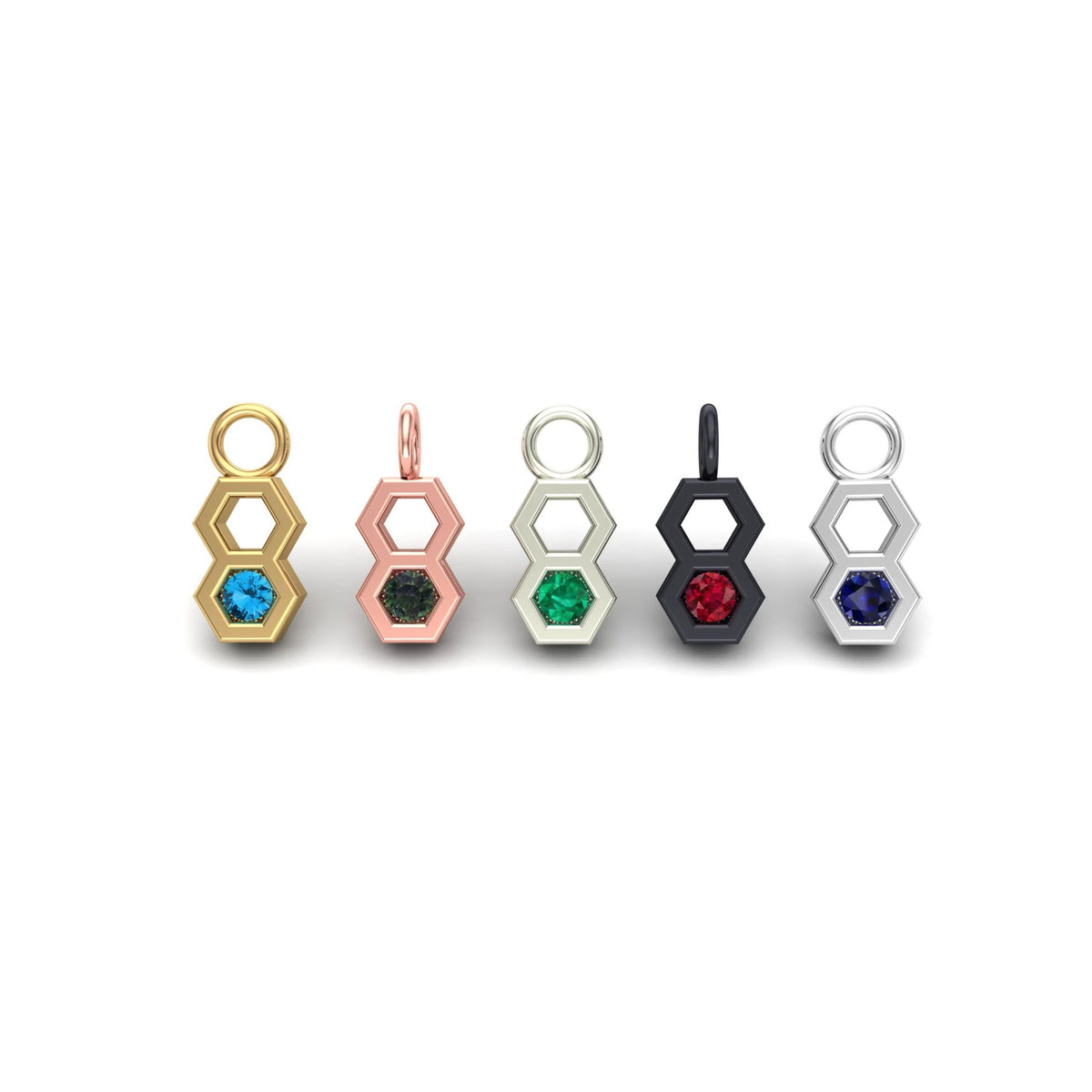 Double Honeycomb Charm by M.US.HROOM