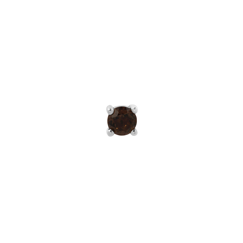 Prong Gem with Smoky Quartz - Buddha Jewelry