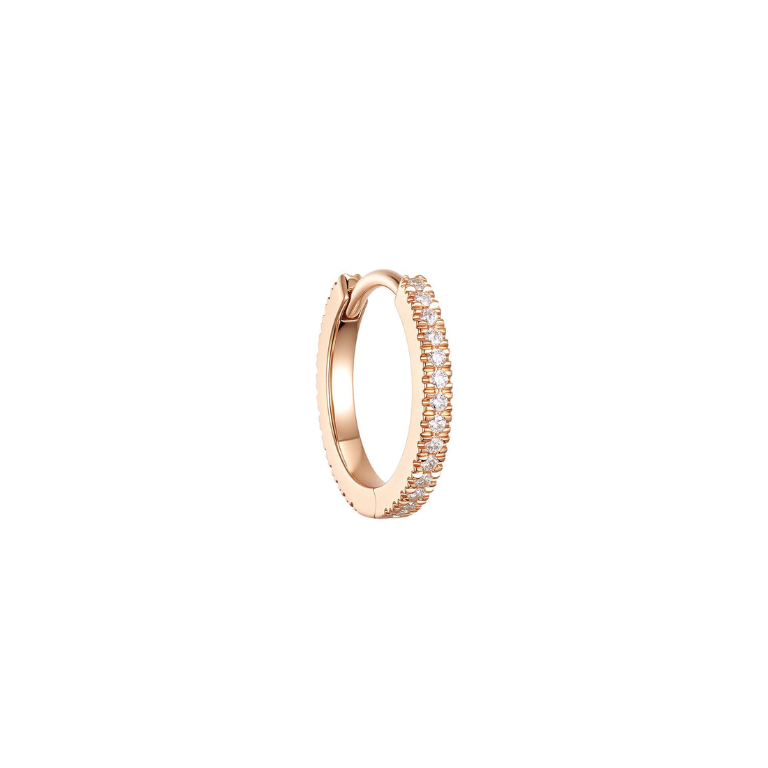 Diamond Eternity Huggie - Curved Post