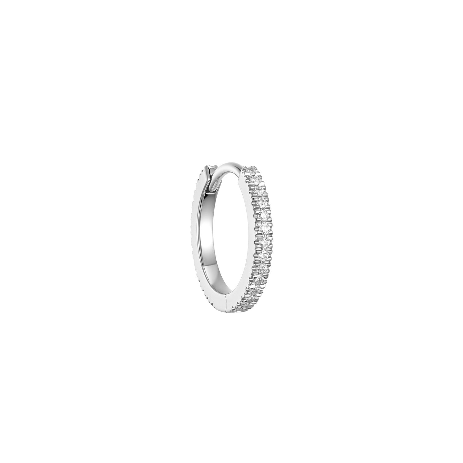 Diamond Eternity Huggie - Curved Post