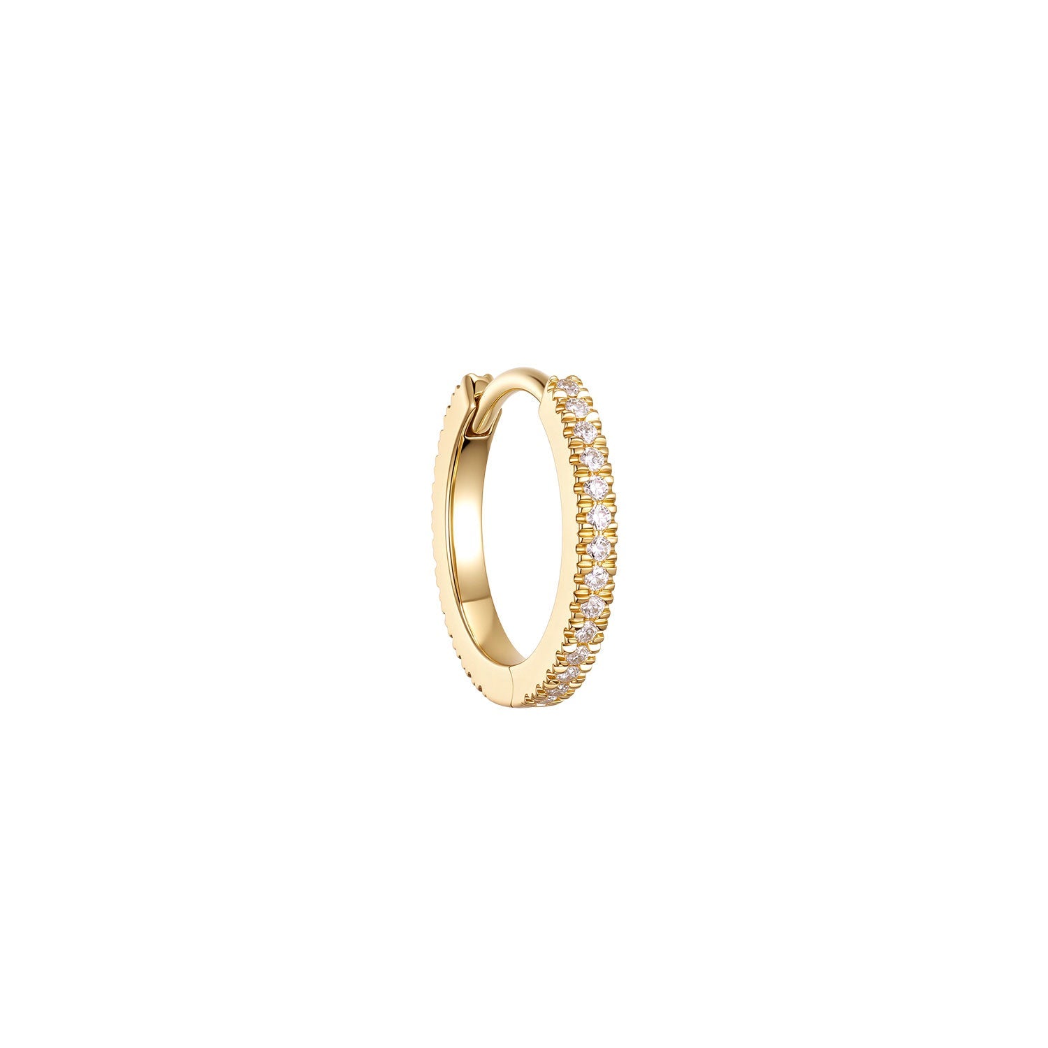 Diamond Eternity Huggie - Curved Post