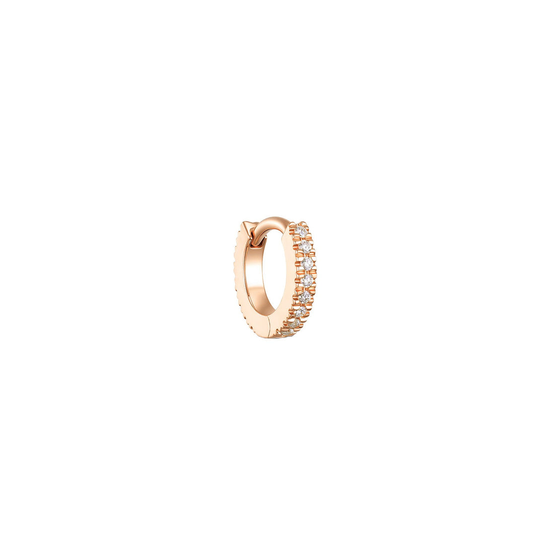 Diamond Eternity Huggie - Curved Post