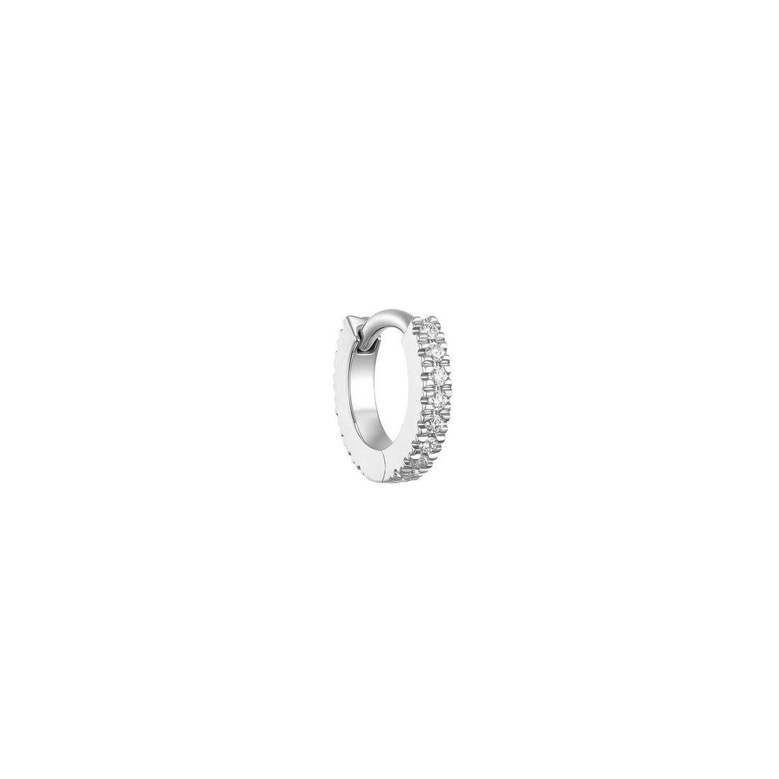 Diamond Eternity Huggie - Curved Post