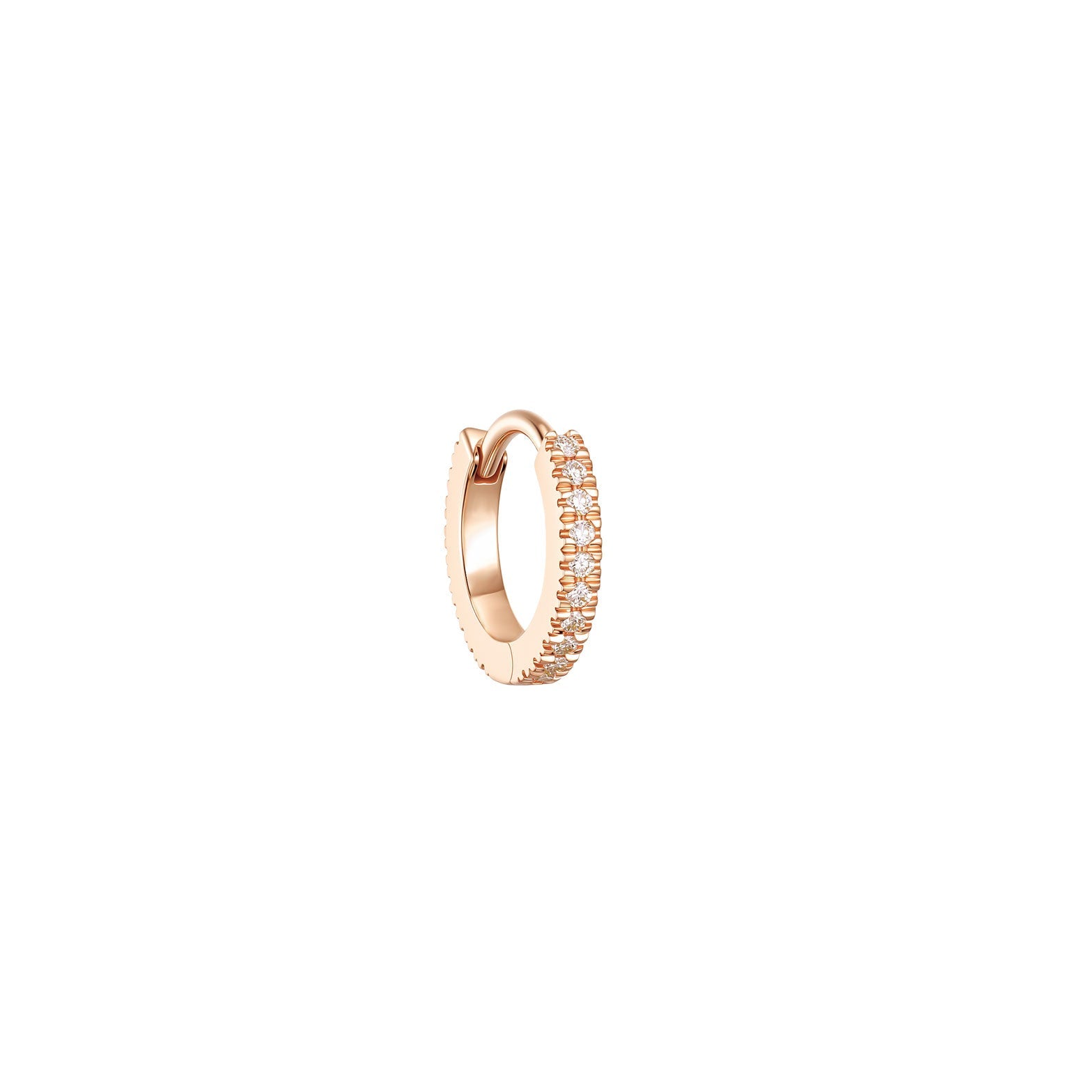 Diamond Eternity Huggie - Curved Post