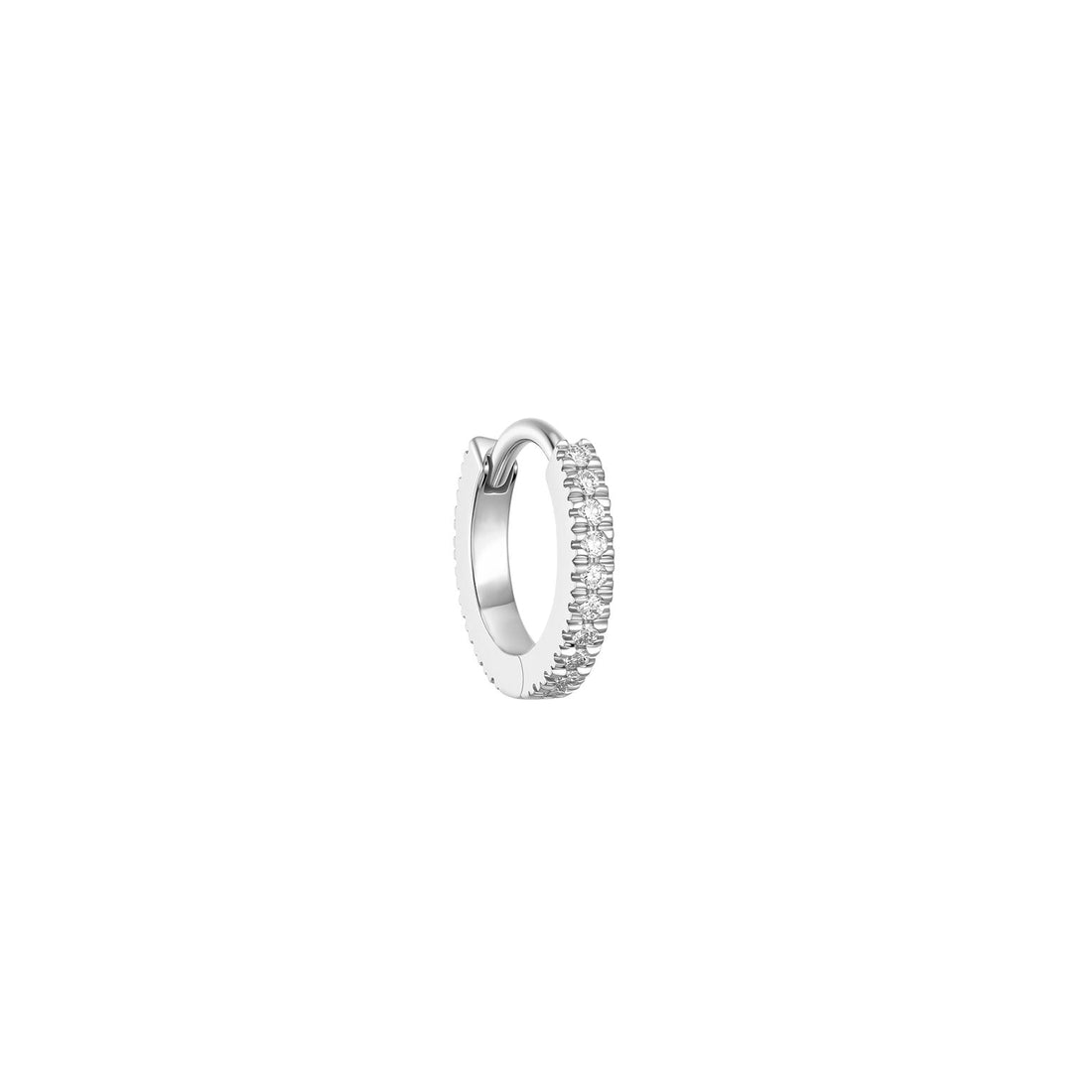 Diamond Eternity Huggie - Curved Post