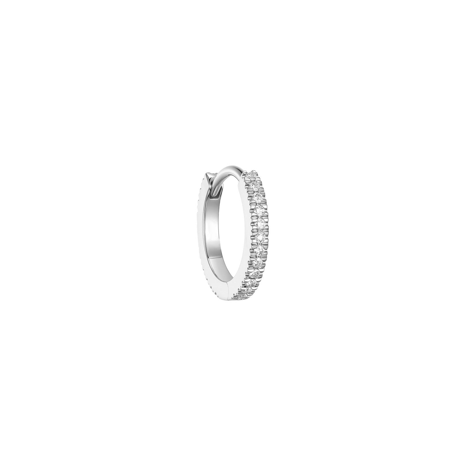 Diamond Eternity Huggie - Curved Post