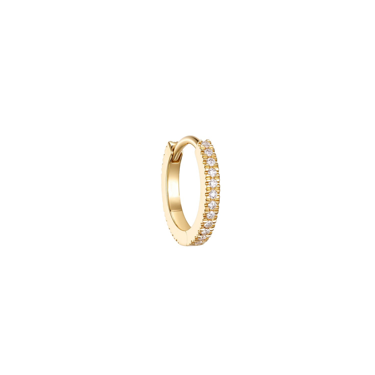 Diamond Eternity Huggie - Curved Post