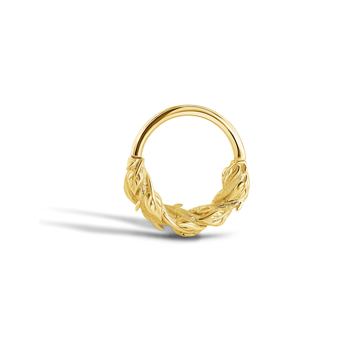 Sandblasted Thorns Seamless Ring — NorVoch