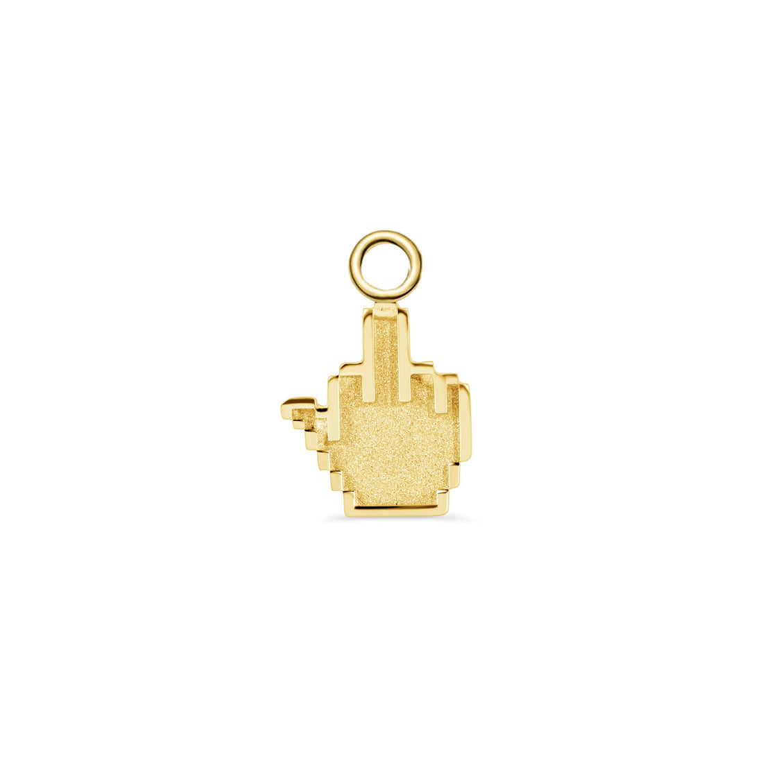 Pixel Middle Finger Charm — NorVoch