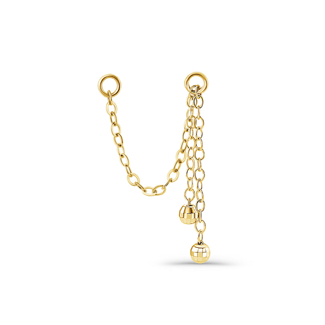 Triple Cable Chain with Disco Balls — NorVoch